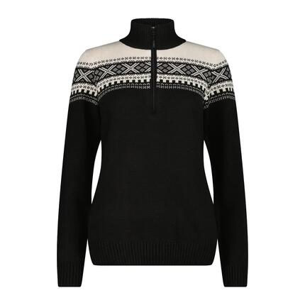 Pull 1/2 zip femme CMP Wooltech