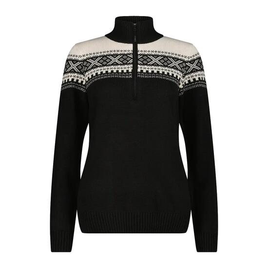 Pull half zip femme CMP Wooltech
