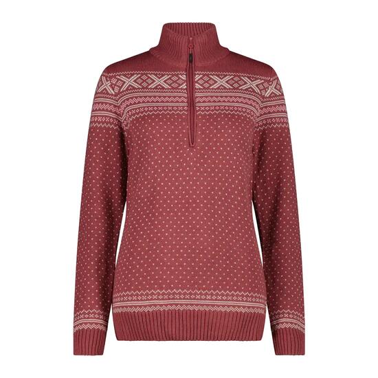 Pull à demi-zip femme CMP Wooltech