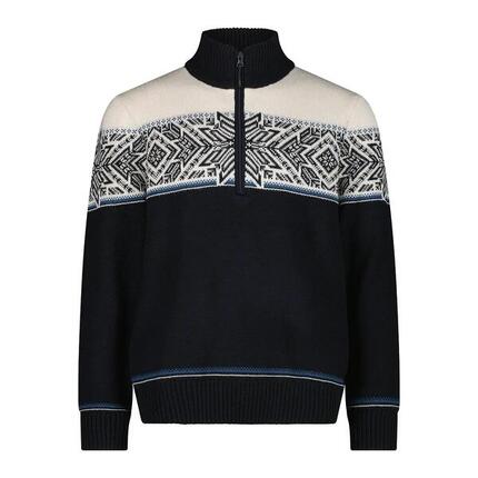 Trui met rits CMP Wooltech