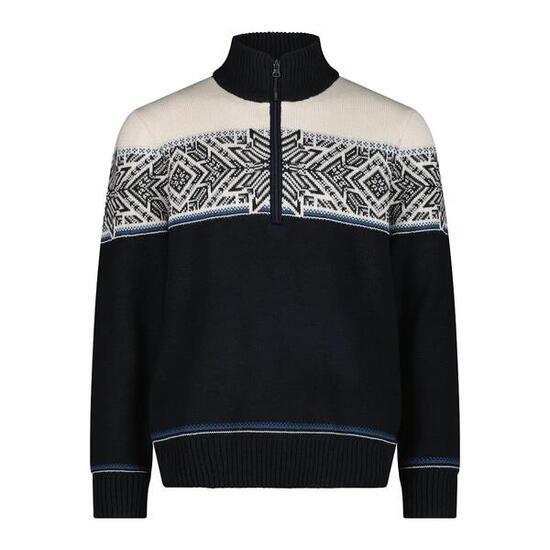 Trui met rits CMP Wooltech