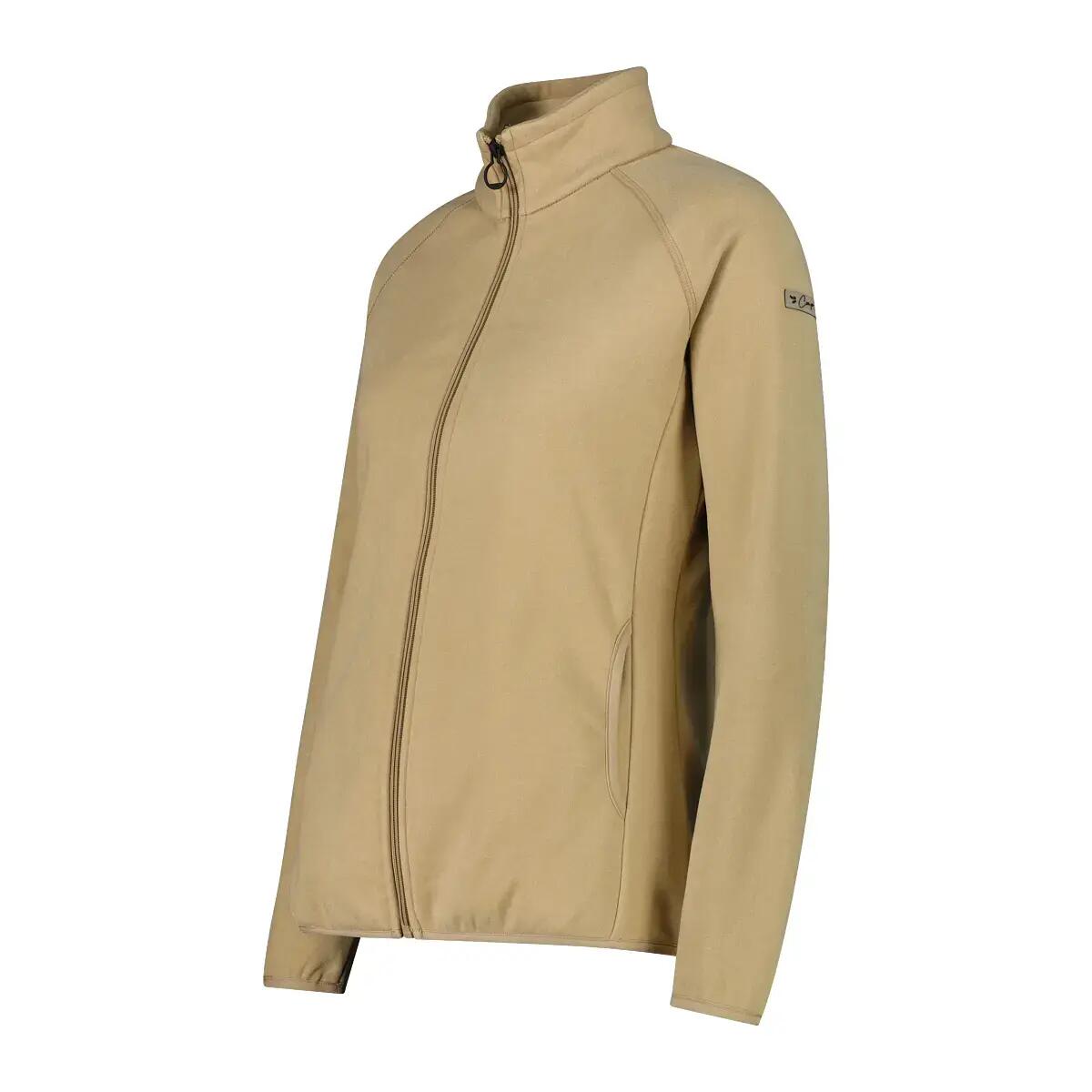 Polar melanzowany z nadrukiem kwiatowym damski CMP Knit Tech 3/3