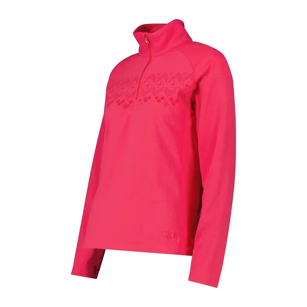 Polar 1/2 zipp z nadrukami z przodu damski CMP Arctic Fleece 3/3