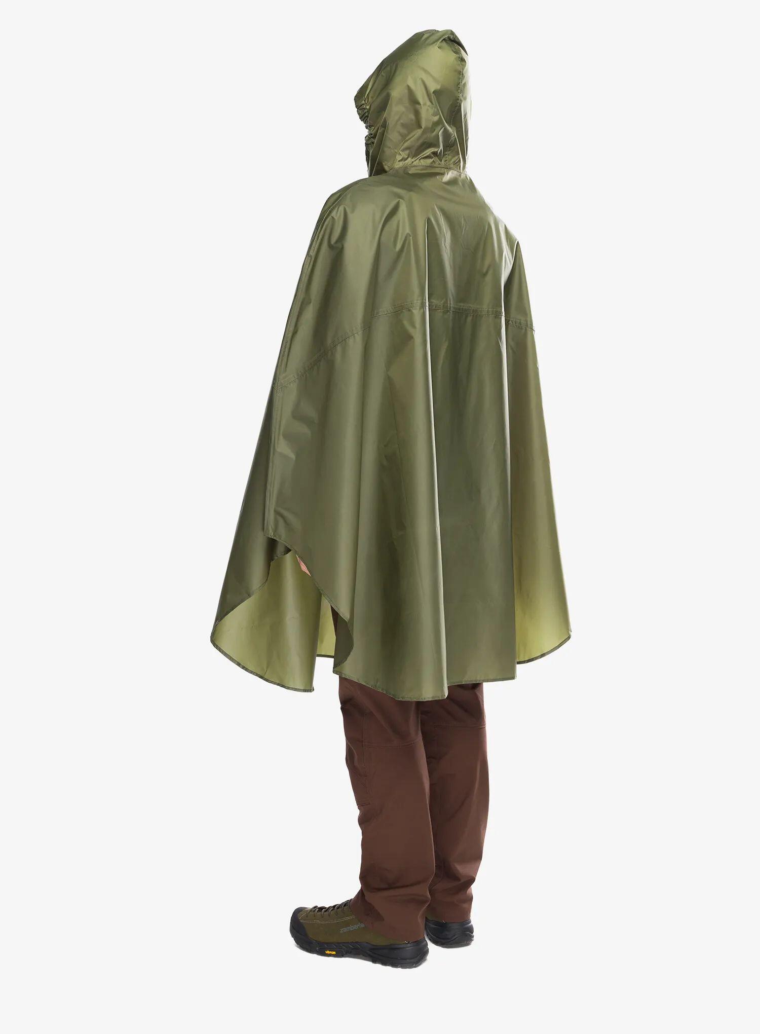 Peleryna turystyczna Trekmates Rove Poncho - moss/moss 5/7