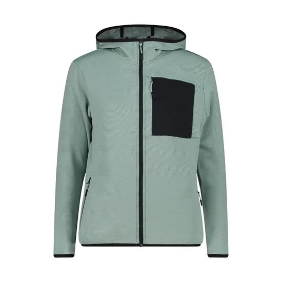 Polaire à capuche zippée femme CMP Grid Tech