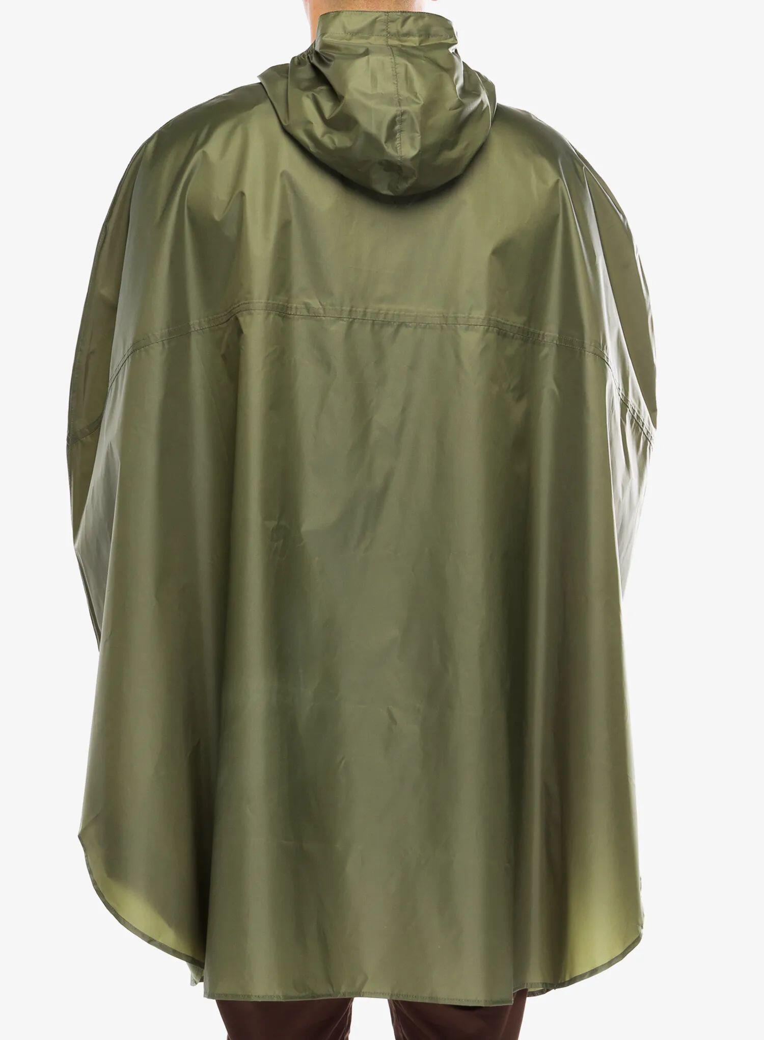 Peleryna turystyczna Trekmates Rove Poncho - moss/moss 4/7