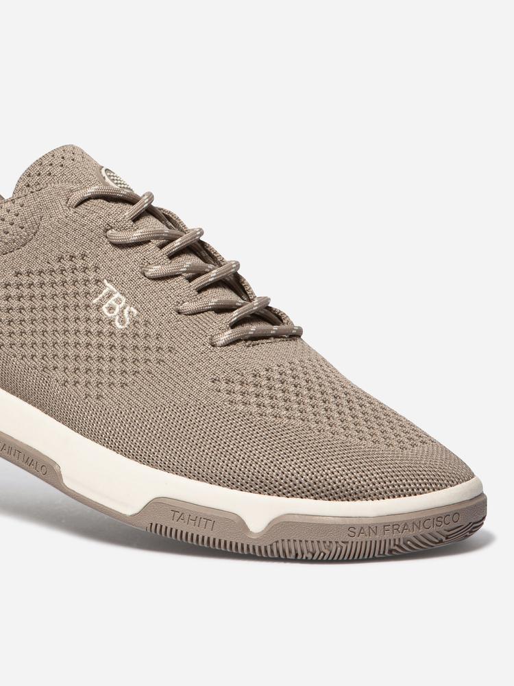 Tennis toile - Sport - Homme - Lacets, talon 35 mm - GUEKNIT Beige 2/5