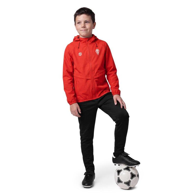 Jachetă de ploaie pentru fotbal pentru copii RSG Rain Jacket Player K Roșu