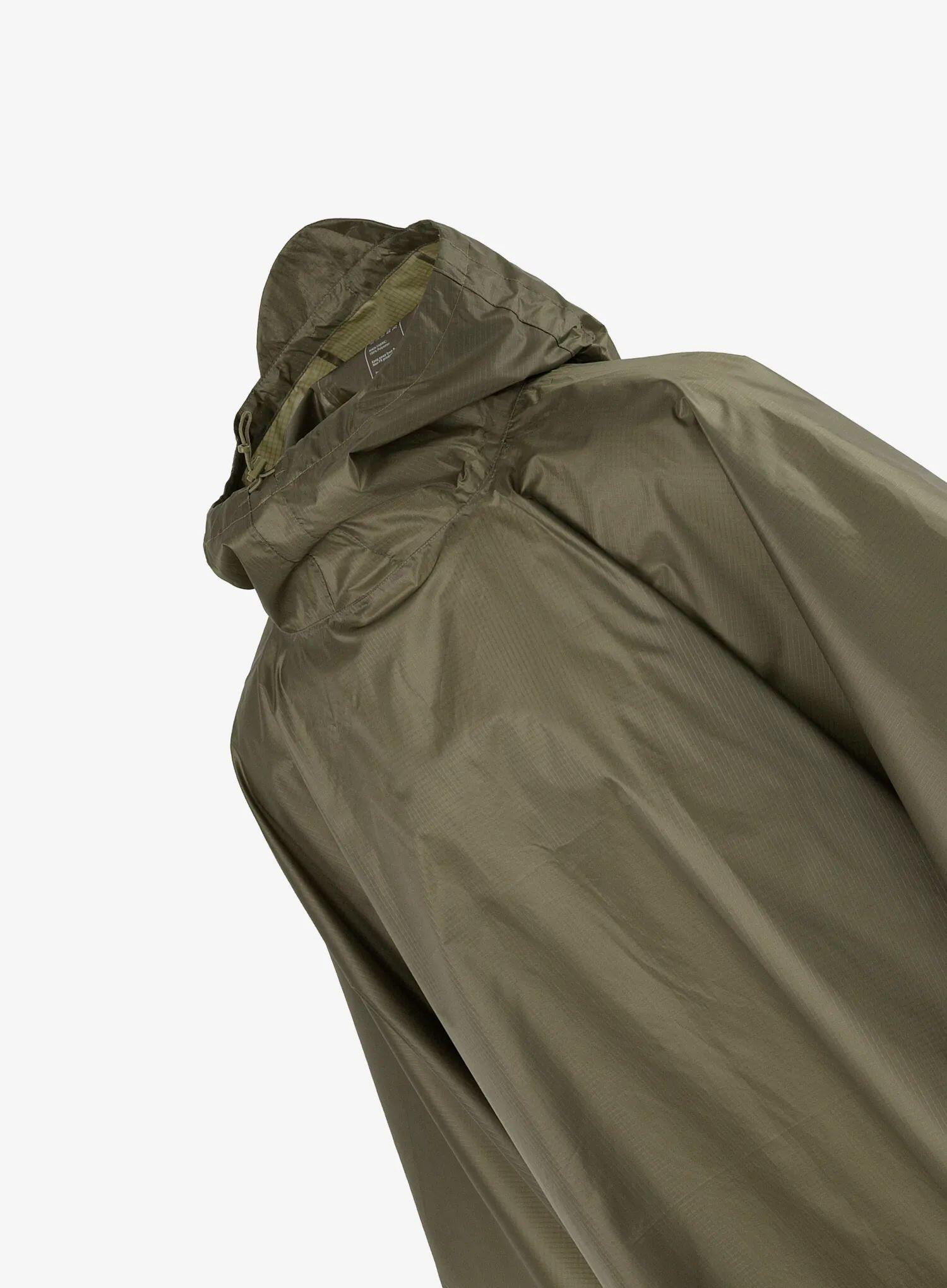 Turystyczna peleryna przeciwdeszczowa Helikon-Tex Lightweight Poncho - olive 4/4