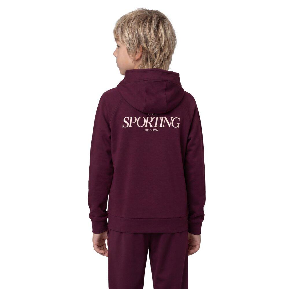 Sweat à capuche zippé lifestyle football enfant Enfants RSG Travel Fullzip Pla 2/7