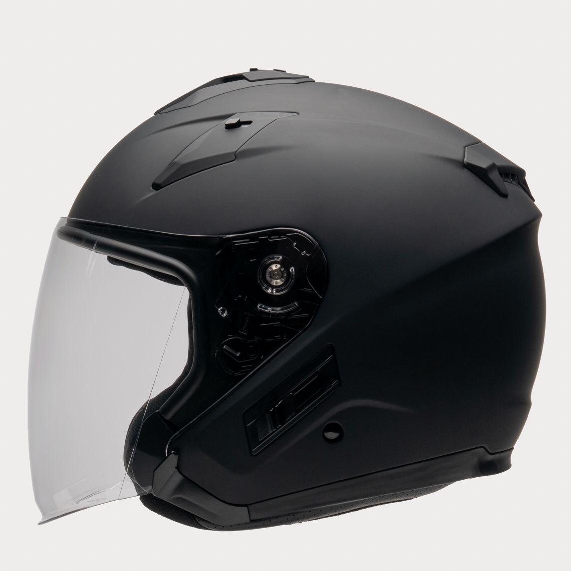 Casque vélo / trottinette / scooter SODDY visière solaire Full black 2/7