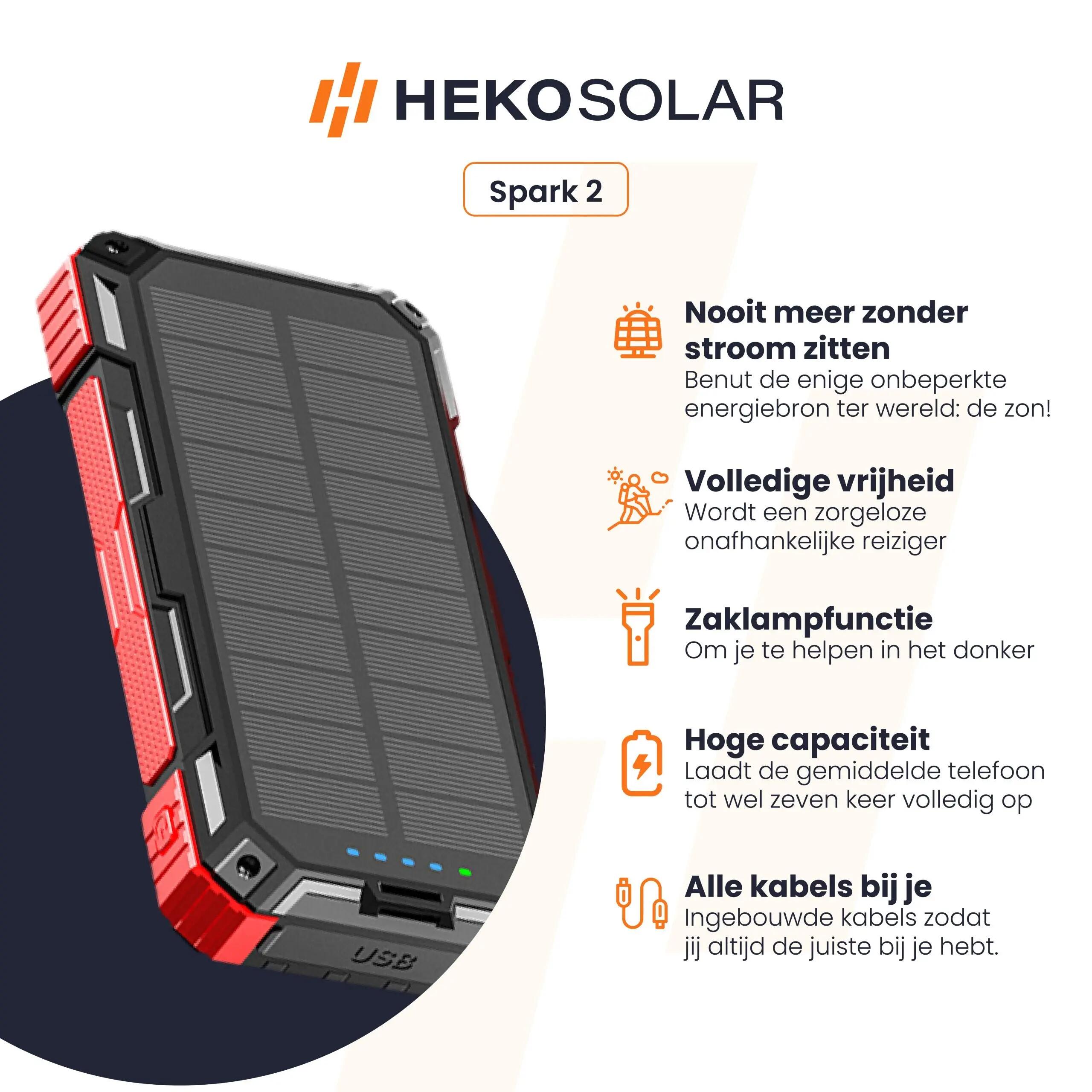 Solar Powerbank Spark 2 3/15
