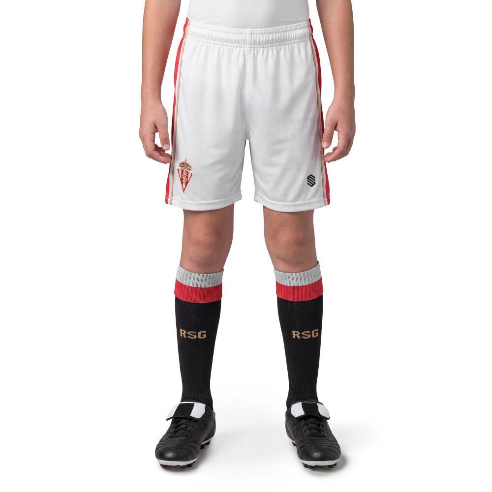 Kids ’ official real sporting de gijón shorts RSG Home Shorts Player K White