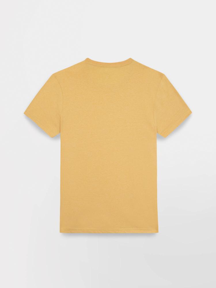 T-shirt Homme - Col rond, ajusté - PIERETEE Jaune/orange 5/5