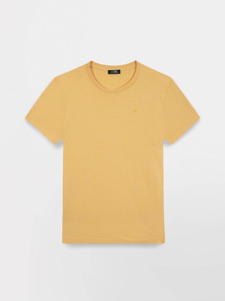 T-shirt Homme - Col rond, ajusté - PIERETEE Jaune/orange 4/5