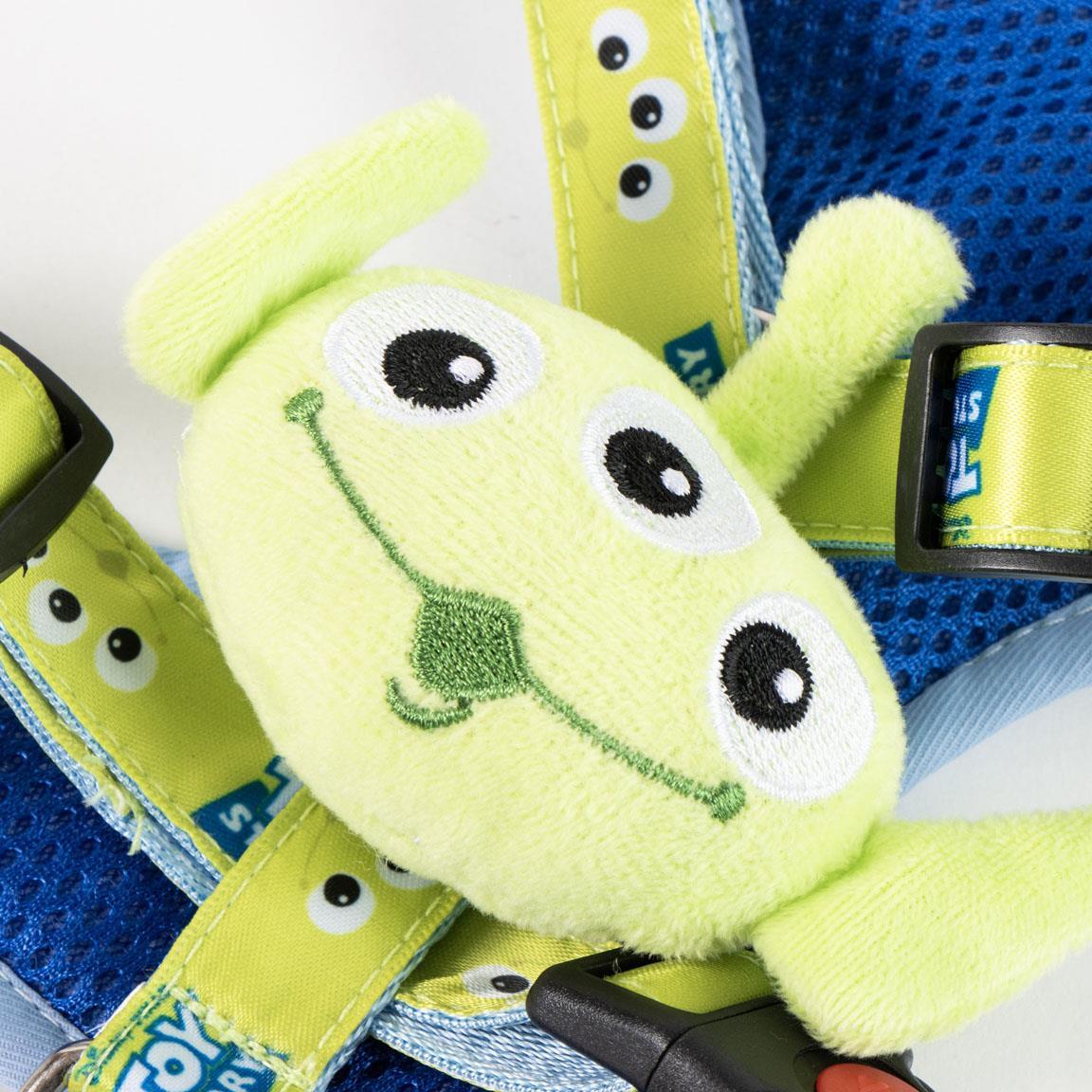 Set de Arnés y Correa Infantil Toy Story Alien Verde y Azul Talla S/M 3/7