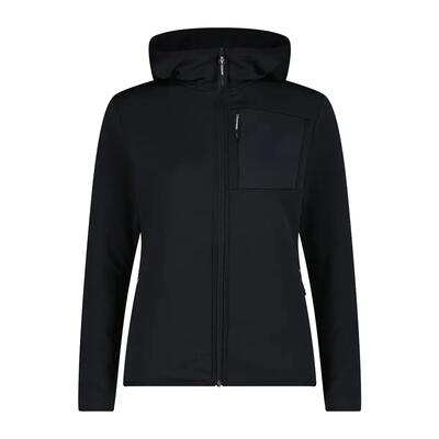Dames hoodie met rits cmp grid tech