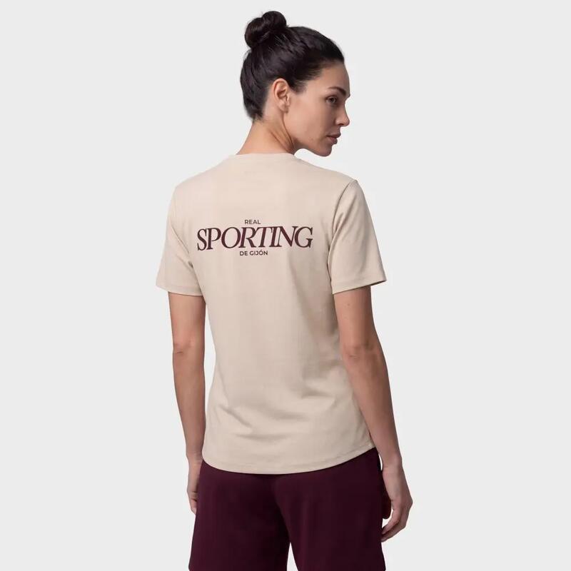 Tricou de fotbal cu mânecă scurtă pentru femei RSG Travel Tee Player W Bej