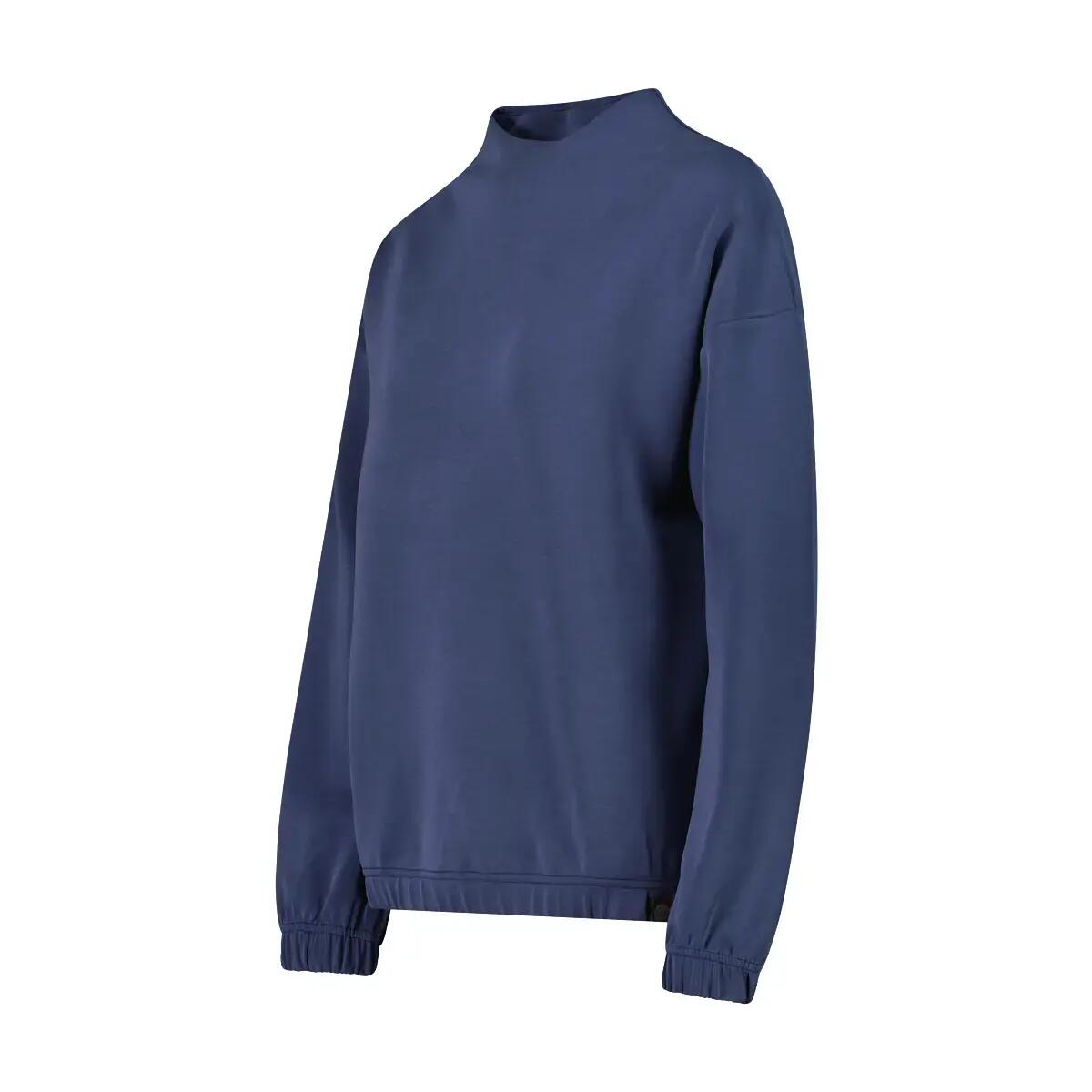 Felpa con colletto alto in modal satinato donna CMP 3/3