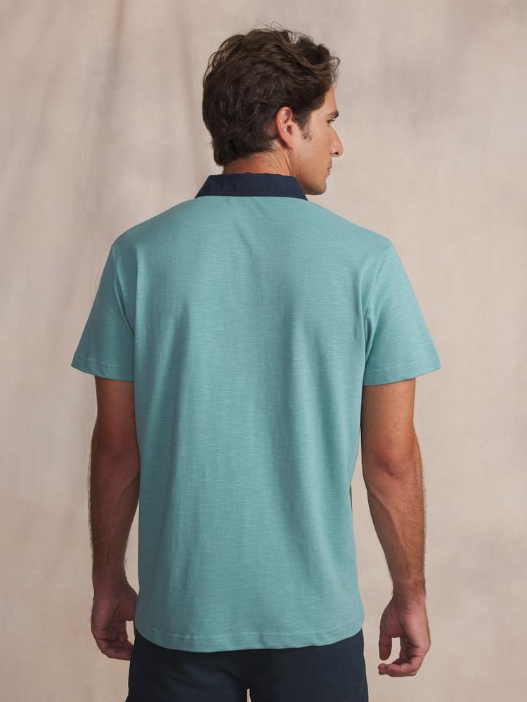 Polo - Homme - Manches courtes, col boutonné - ARRYGPOL Vert 2/4
