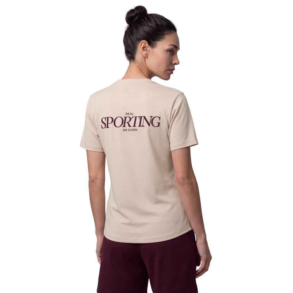 Maillot lifestyle football manches courtes femme RSG Travel Tee Player W Beige 2/7