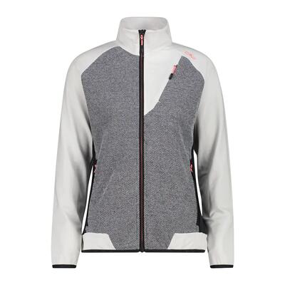 Polaire tecnica ibrida con zip donna CMP