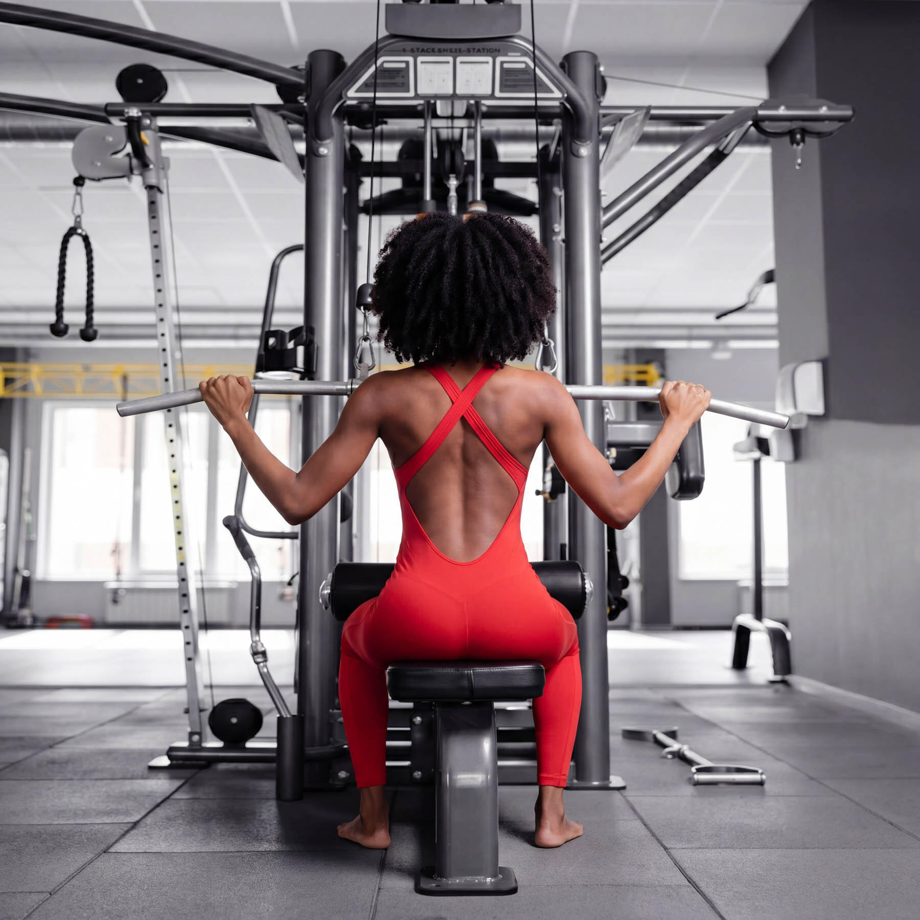 Jumpsuit comprida para mulher, disponível em várias cores. 5/6