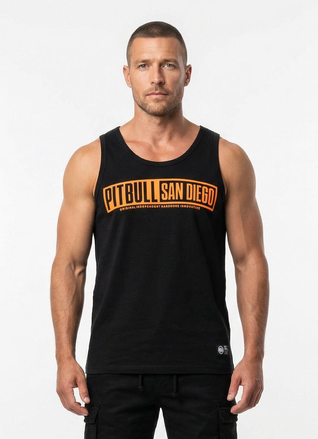 Męski Tank Top PITBULL bawełniana koszulka nadruk Slim Fit EIGHTY NINE DOG 2/9