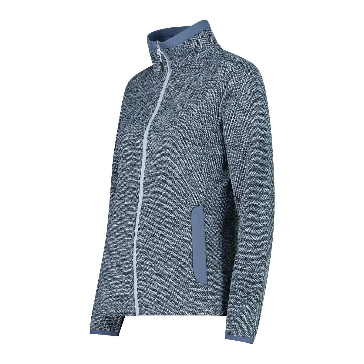 Fleece Jacquard Damen CMP Knit Tech 3/3