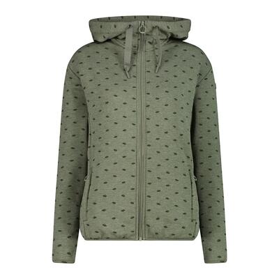 Dames hoodie met rits cmp