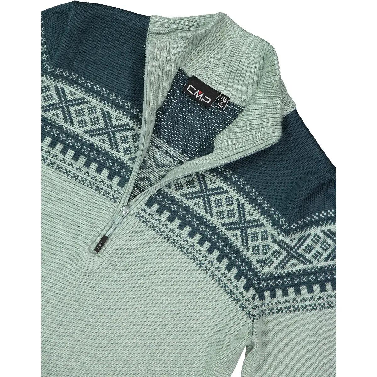 Sudadera con media cremallera mujer CMP Wooltech 4/4