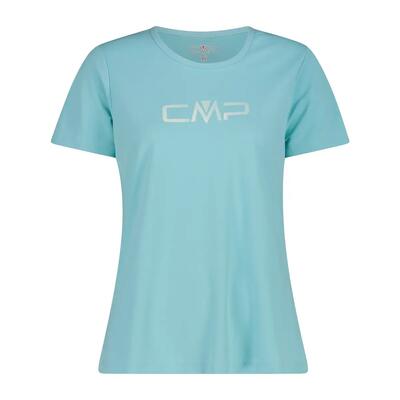T-shirt con col rotondo e logo donna CMP