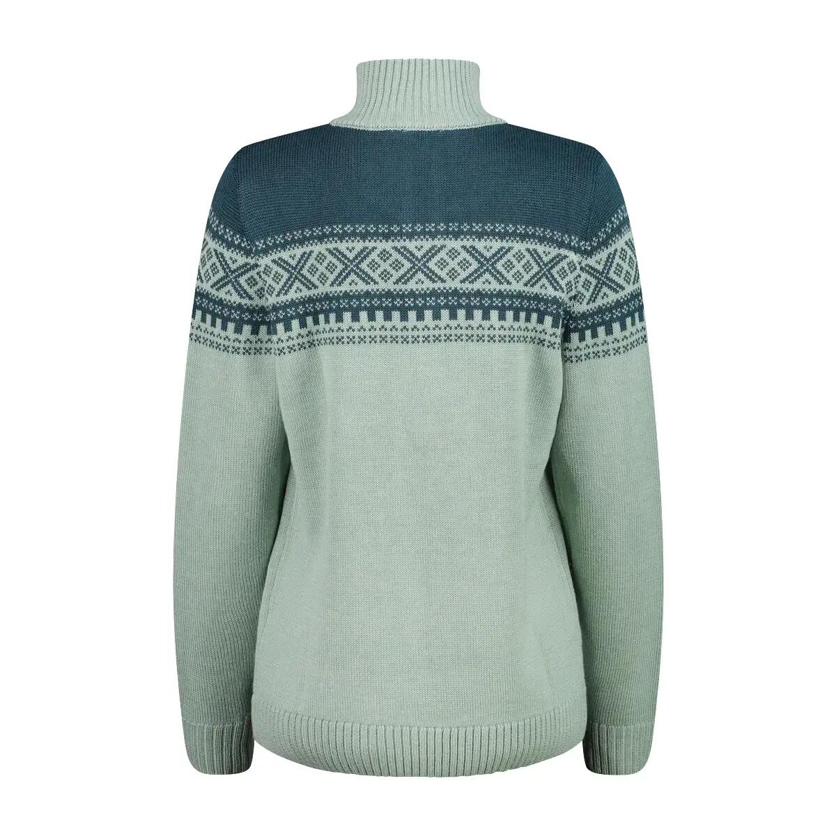 Sudadera con media cremallera mujer CMP Wooltech 2/4