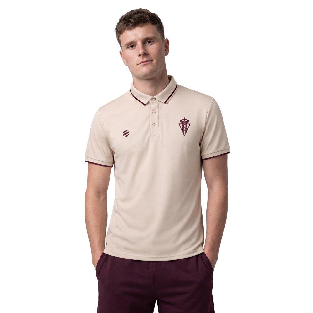Men ’s football lifestyle polo shirt RSG Travel Polo Player M Beige