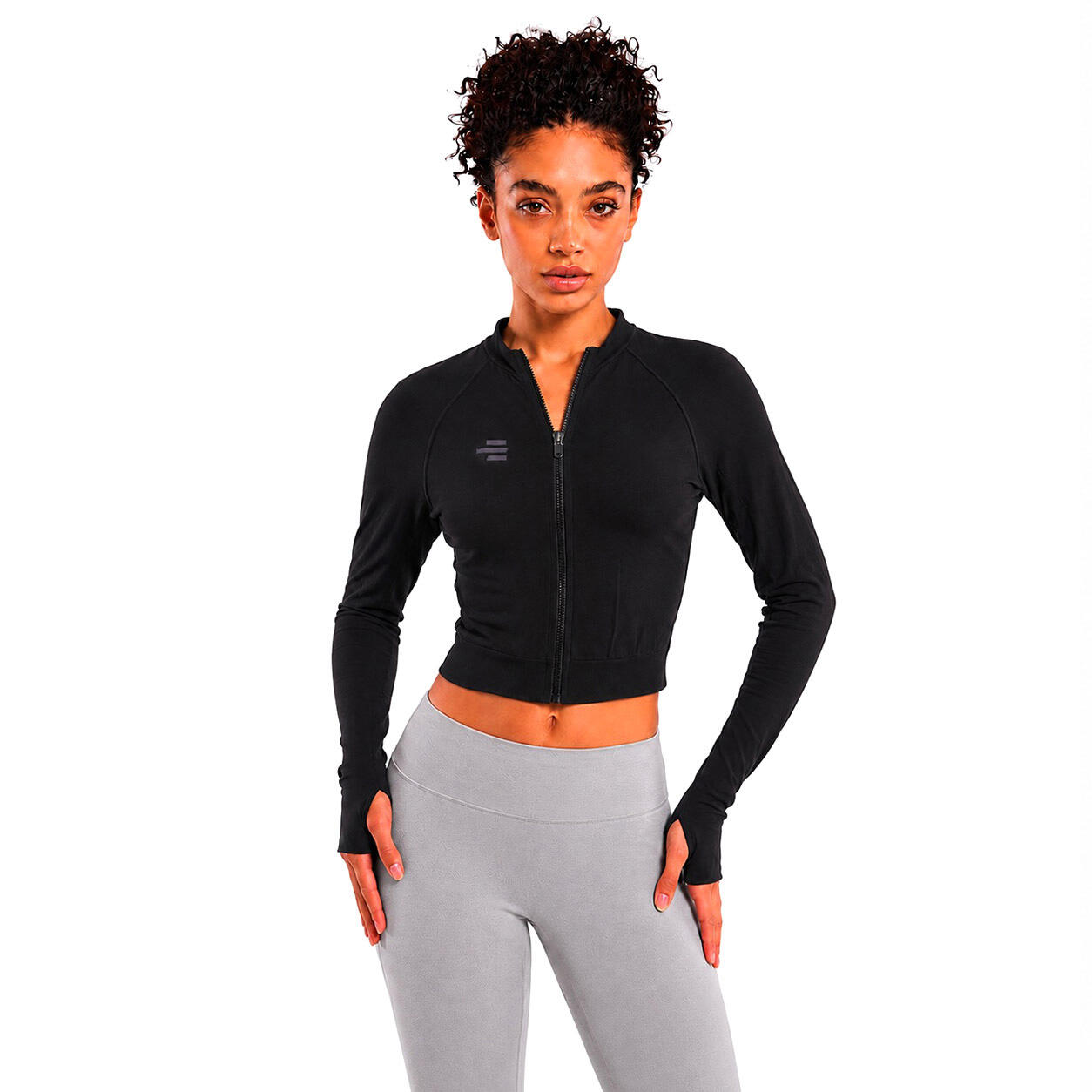 Top sport femme zippé, disponible en plusieurs couleurs 2/6