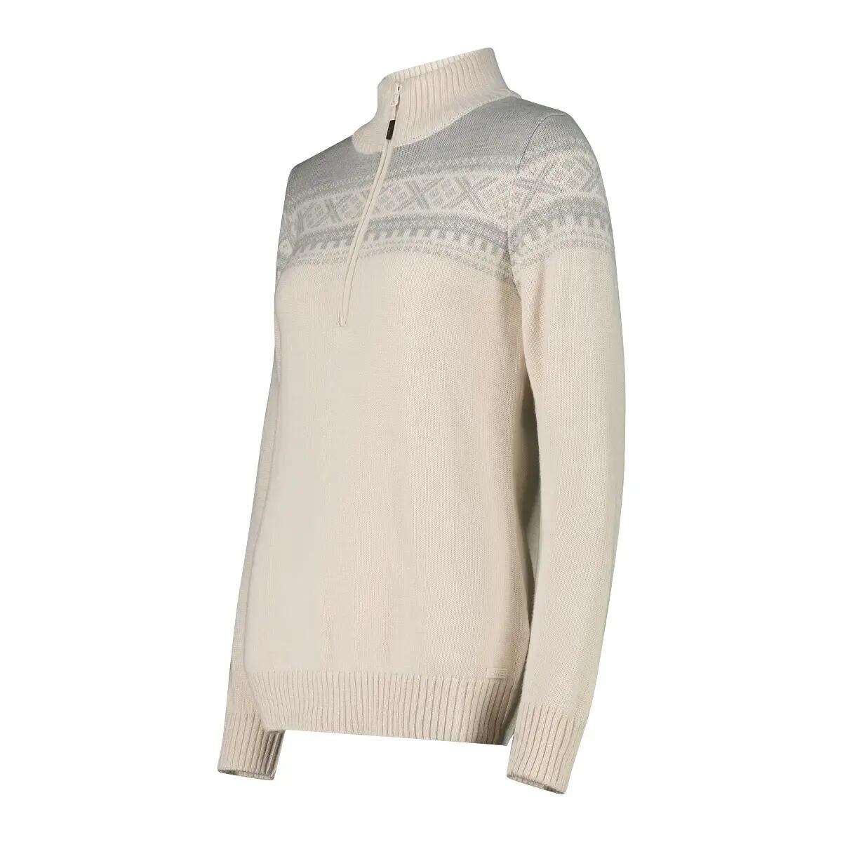 Pull 1/2 zip femme CMP Wooltech 3/3