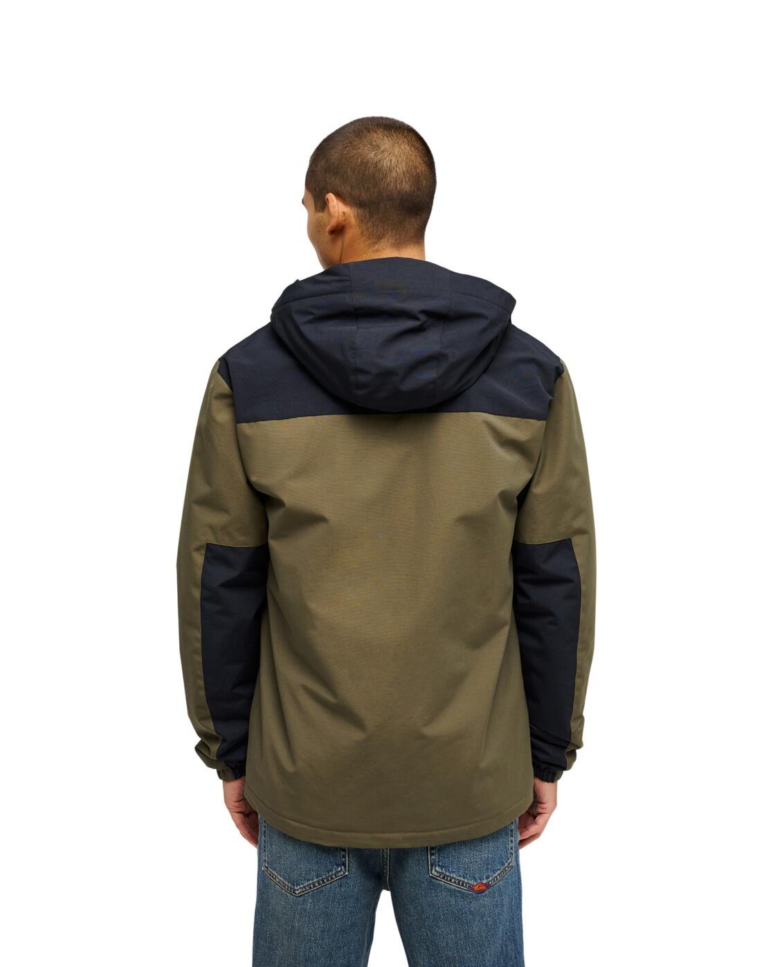 Waterdicht Jack met capuchon OVERCAST 3K WARM Grün Heren 2/4