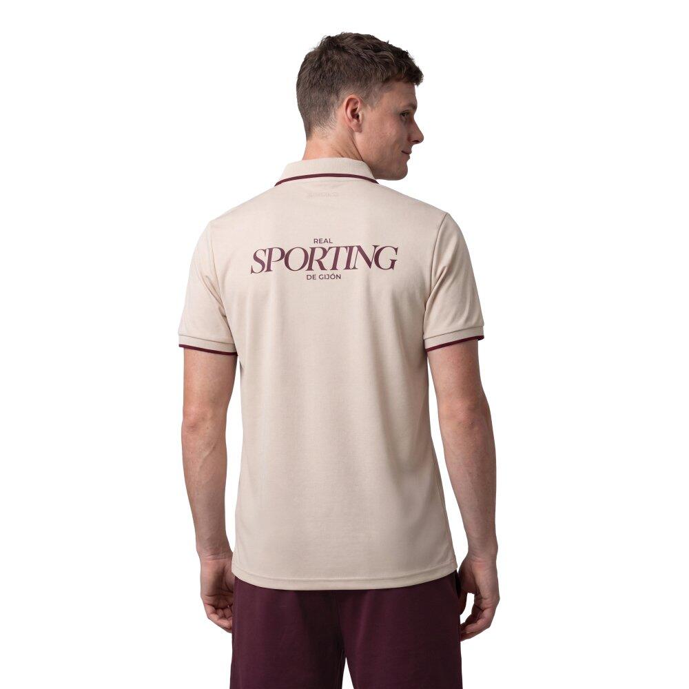Polo de futebol lifestyle homem RSG Travel Polo Player M Beige 2/7