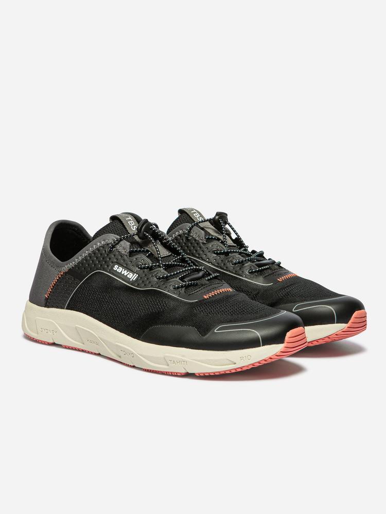 Chaussures - running homme - lacets élast.- jazyliv - noir/gris 2/5