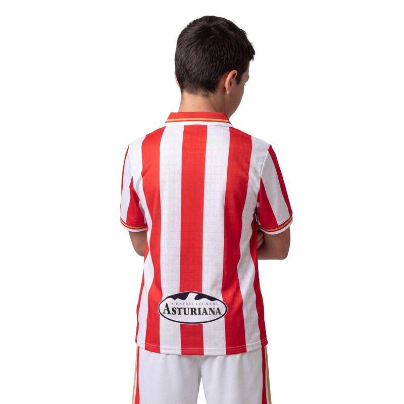 Tricou oficial pentru copii real sporting de gijón acasă RSG Home Tee Player K