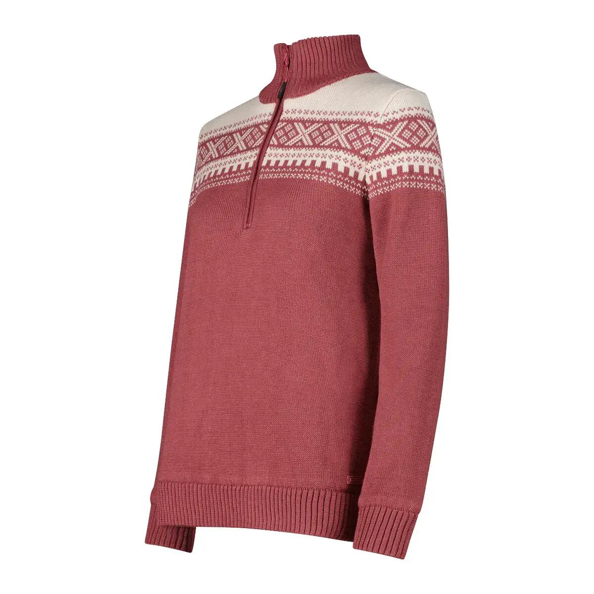 Pull 1/2 zip in maglia donna CMP 3/4