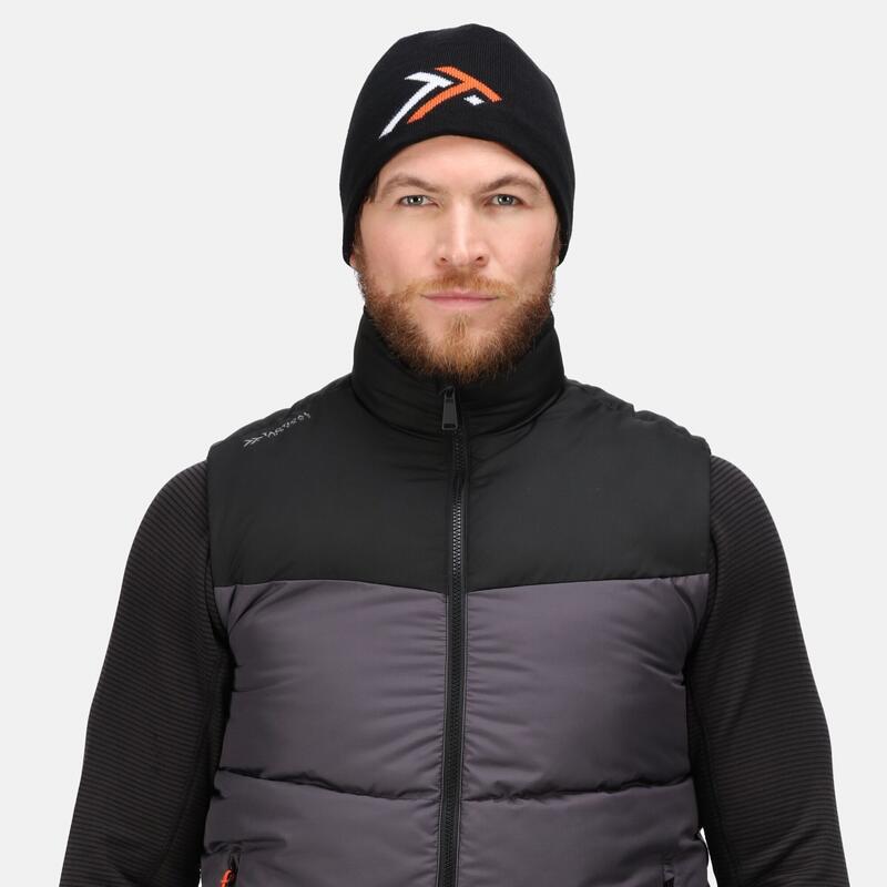 Bonnet imperméable Homme (Noir / Orange vif)