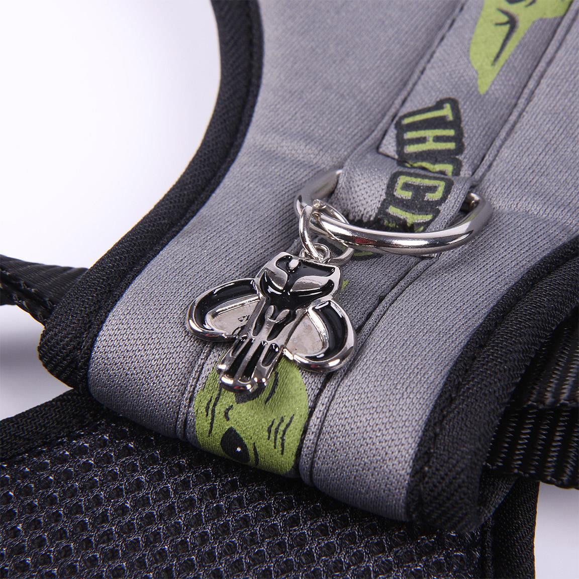 Harnais pour chien The Mandalorian The Child Ajustable Gris Oscuro XXS/XS 4/7