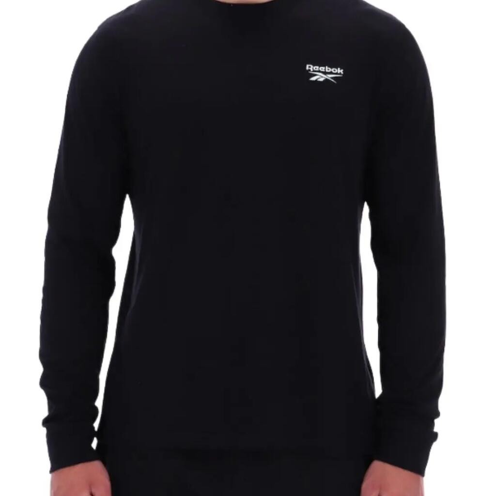 Reebok Enzo men's long-sleeve T-shirt, black, regular fit