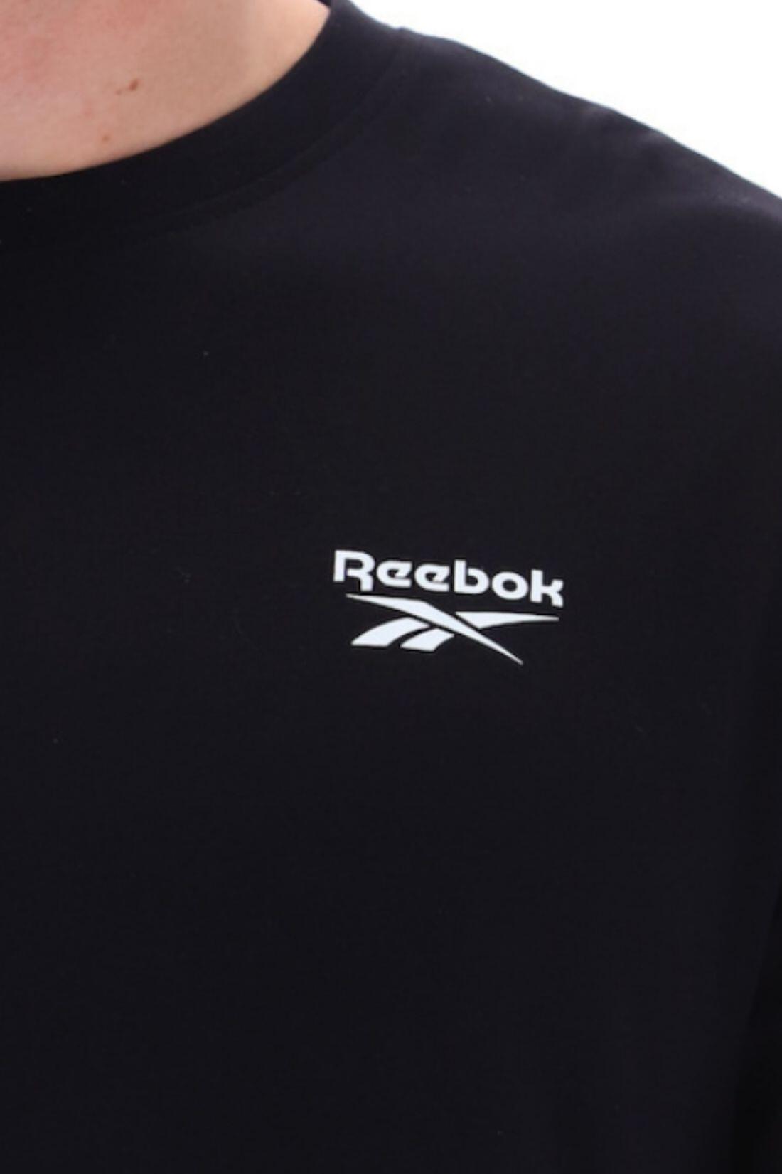 T-shirt homme sportif - Reebok - manches longues - regular - noir 3/3