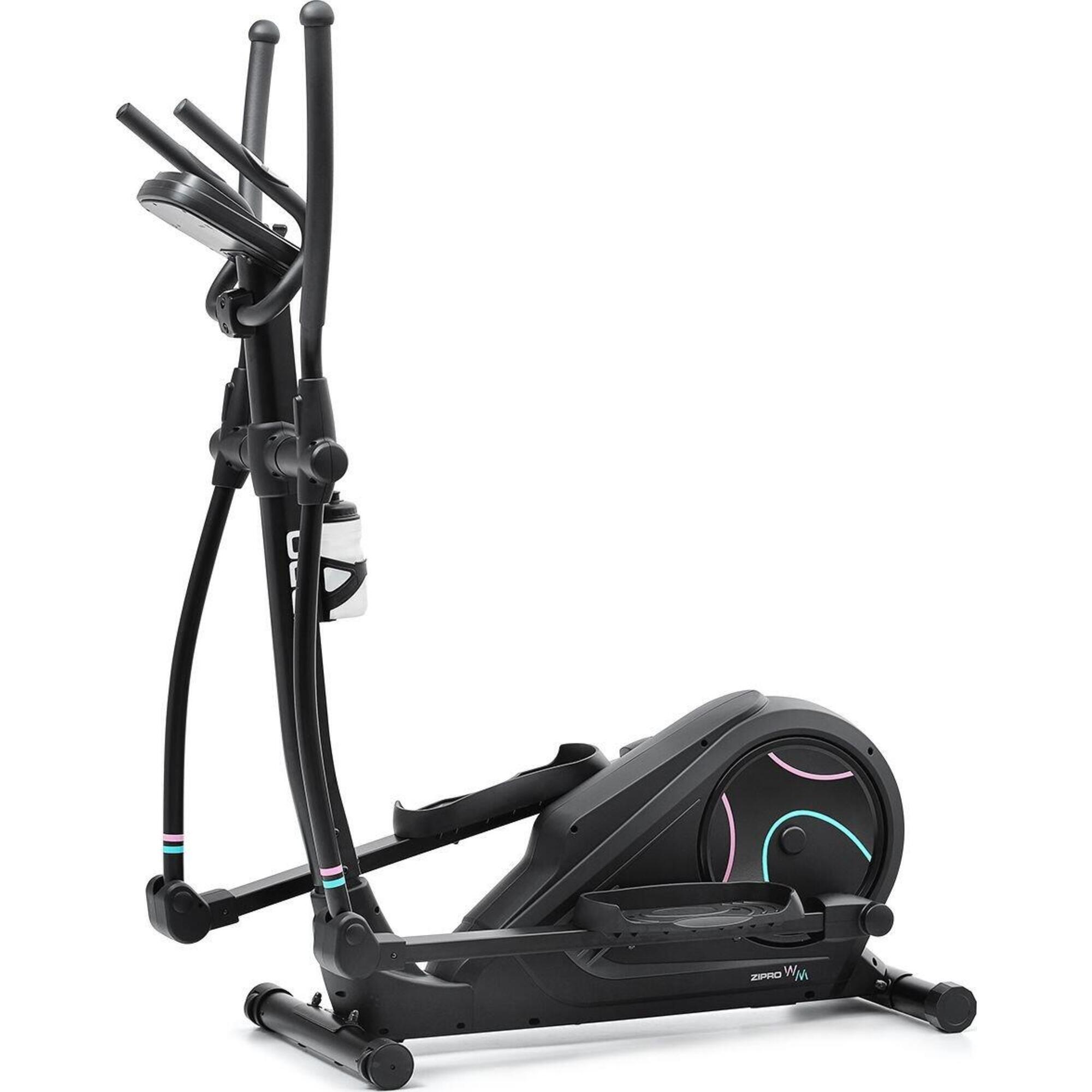 Vélo elliptique électromagnétique Zipro Heat WM connected et iConsole+ Kinomap 4/8