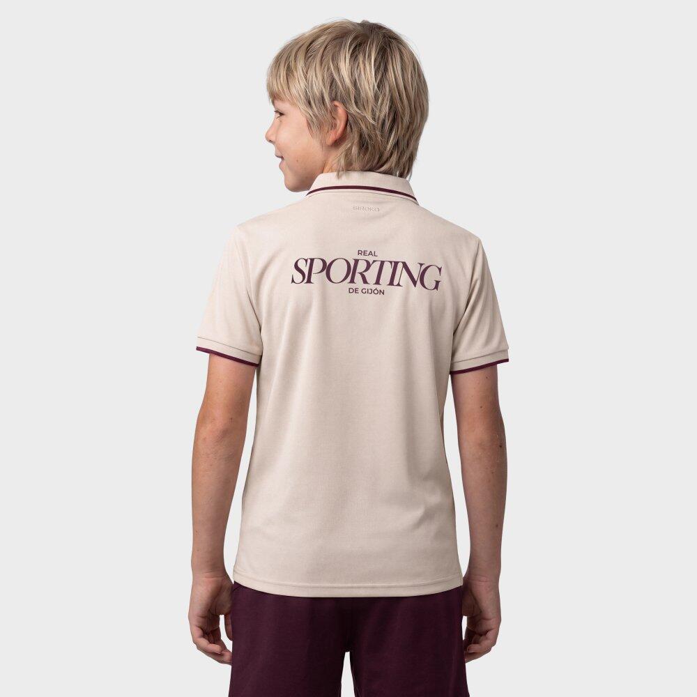 Polo lifestyle football enfant Enfants RSG Travel Polo Player K Beige 6/7