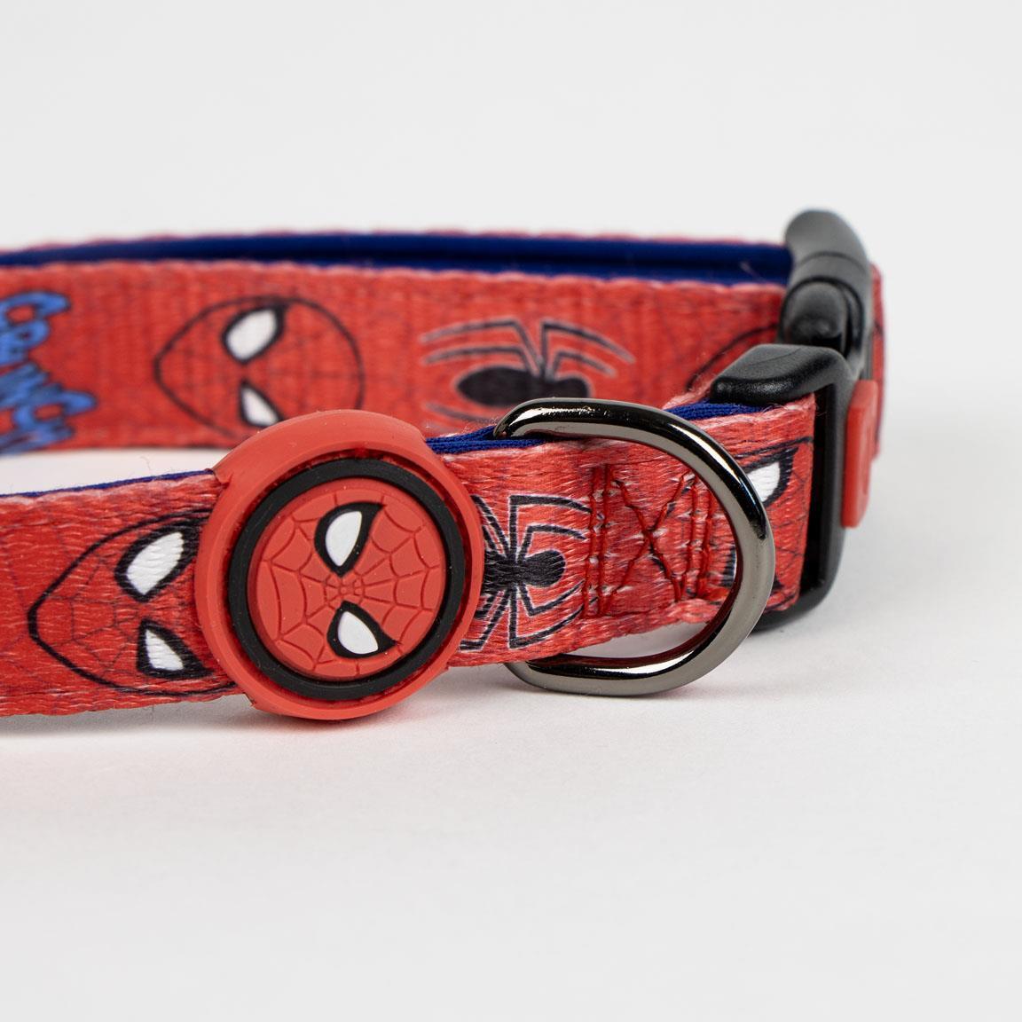 Hundegeschirrs Spiderman Talla S-M Ajustable con Hebilla Rojo y Azul 4/4