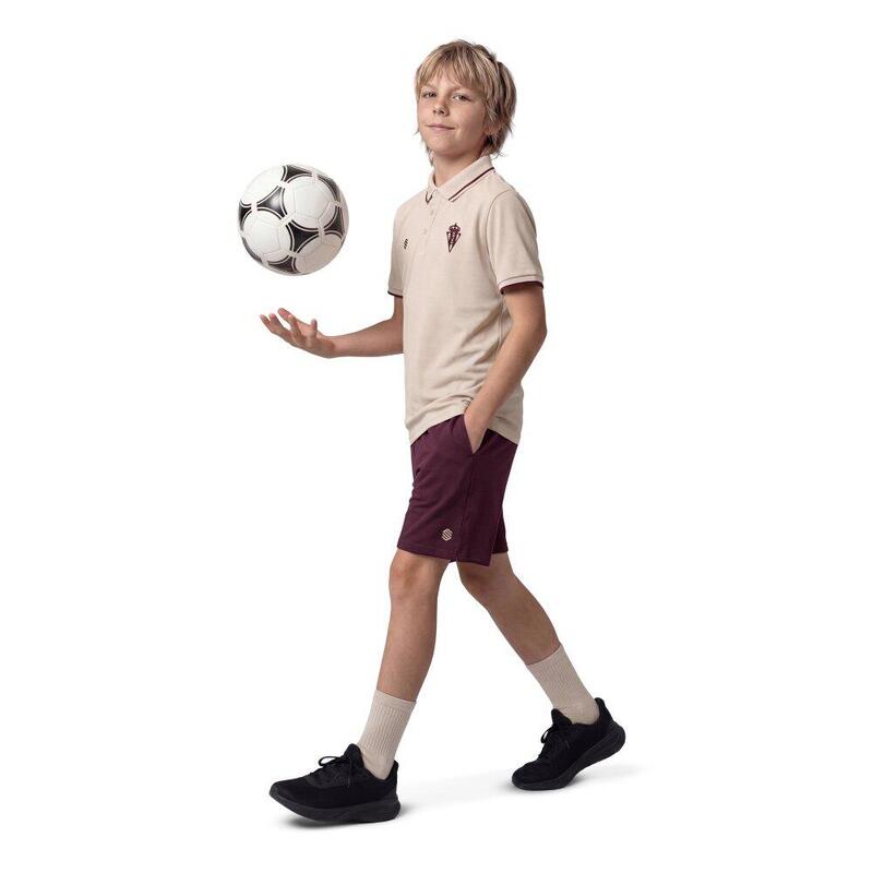 Tricou polo pentru copii cu imprimeu de fotbal RSG Travel Polo Player K Bej