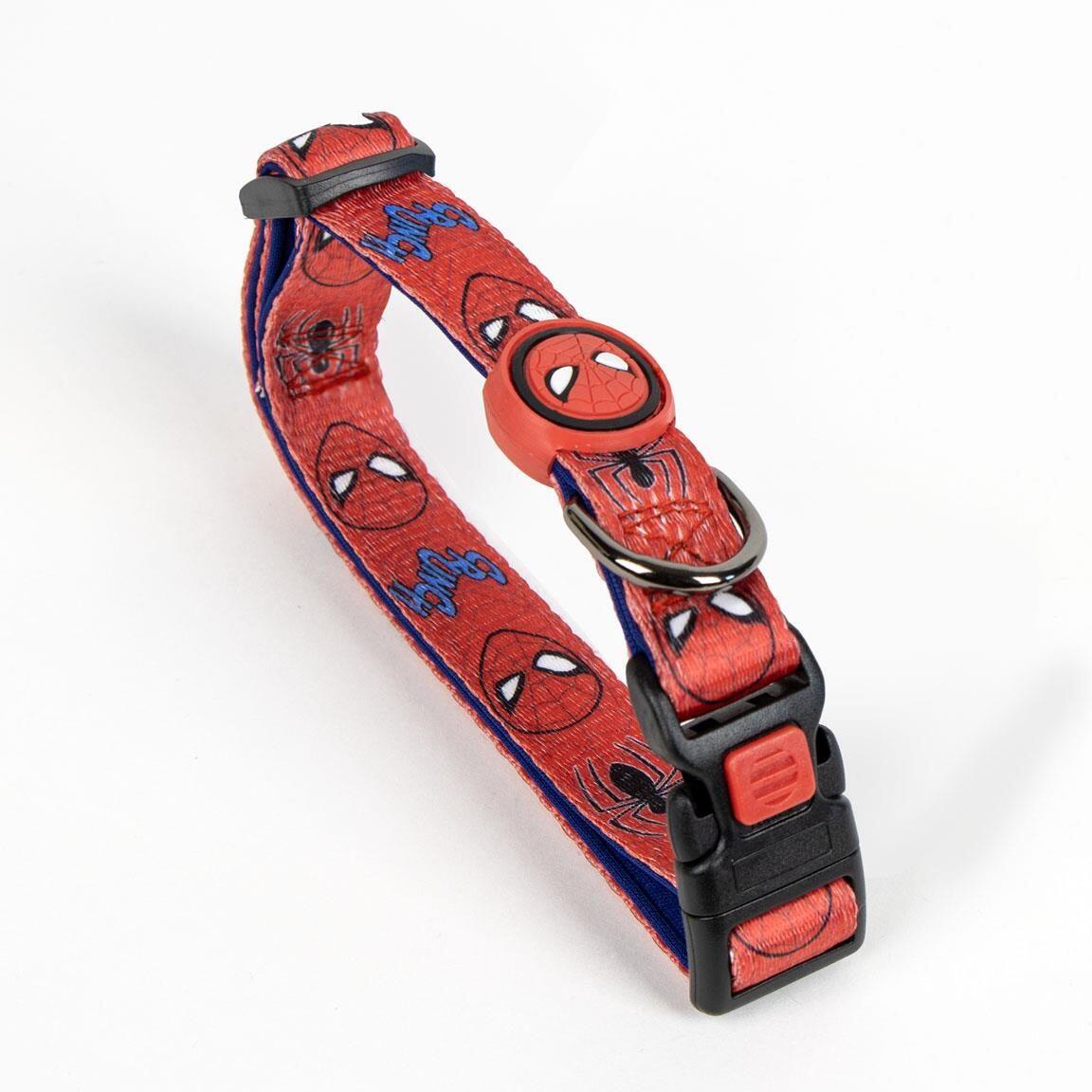 Hundegeschirrs Spiderman Talla S-M Ajustable con Hebilla Rojo y Azul 2/4